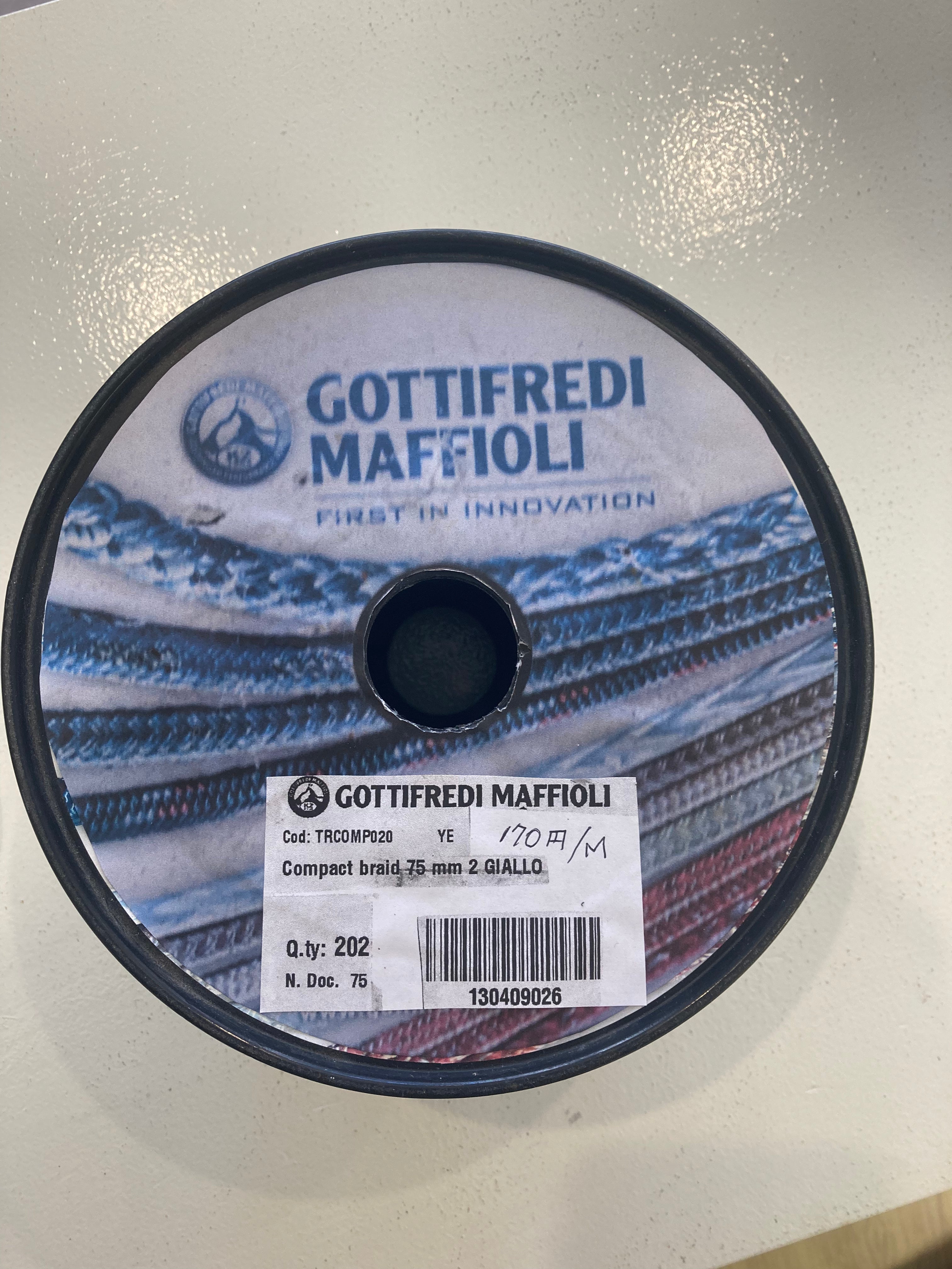 Gottifredi Maffioli CompactBraid TRCOMP020 イエロー