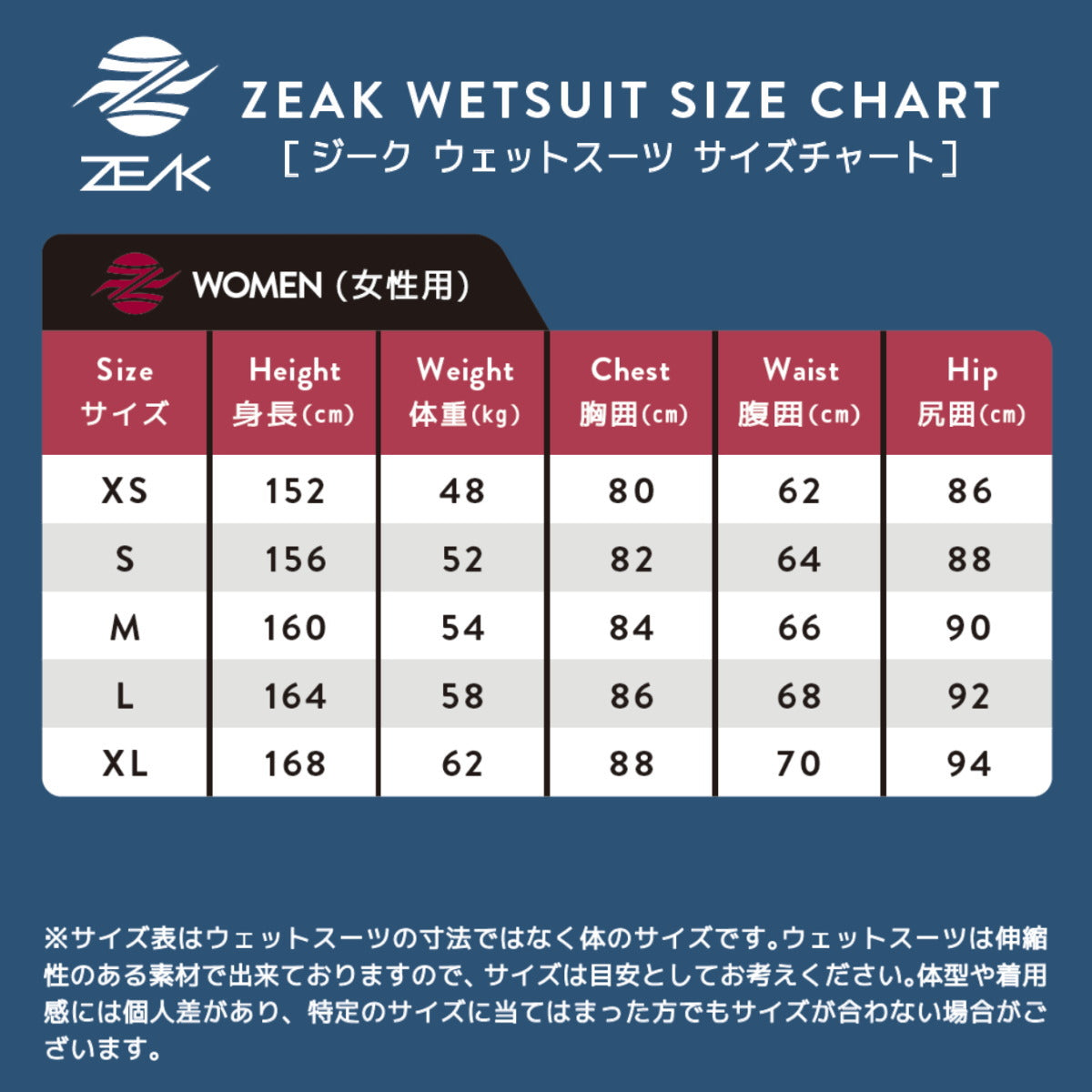 ZEAK女性用ロングジョン (3mm) ウエットスーツ
