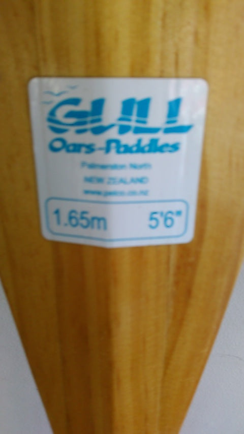中古　木製パドル　ニュージーランド製